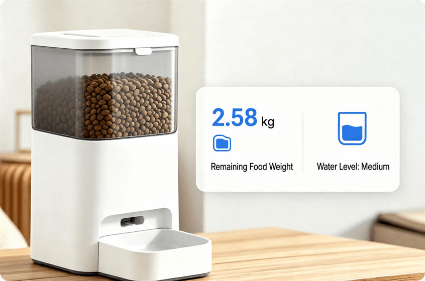 Real-time Food & Water Monitoring with Custom Alerts
